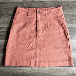 Patagonia Skirt Womans Size‎ 2 Stand Up Century Pink Above Knee Straight Fit NWT